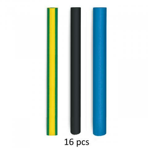  Heat-shrinkable tubing set for electrical installations